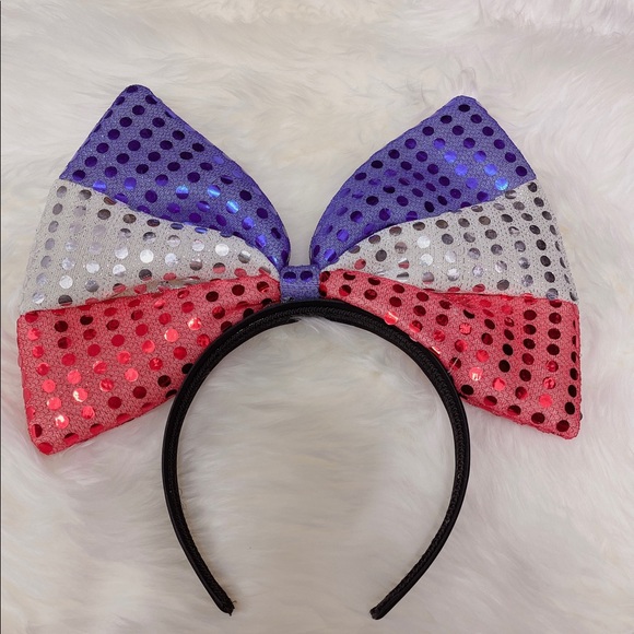 New Sequined Bow ear headbands Set - Picture 5 of 5
